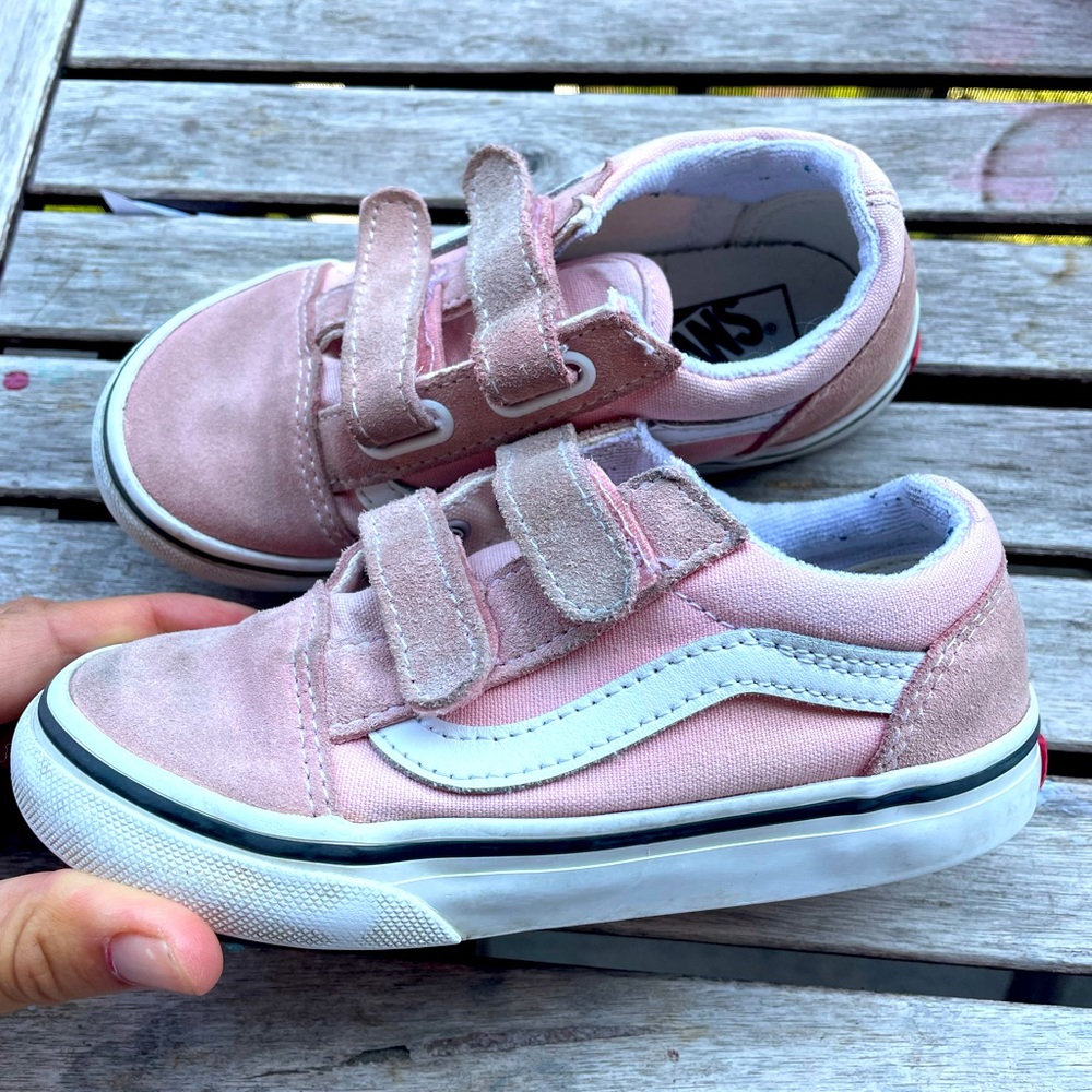 Vans toddler size US10 pink